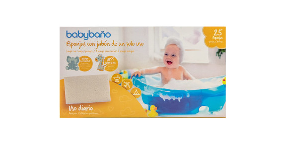 Esponja de baño para bebé, esponja natural suave para baño de bebé recién  nacido, esponja de lana de mar sin blanquear de primera calidad para niños